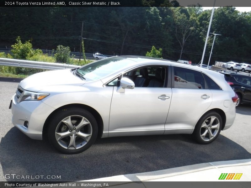 Classic Silver Metallic / Black 2014 Toyota Venza Limited AWD