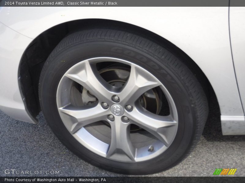 Classic Silver Metallic / Black 2014 Toyota Venza Limited AWD