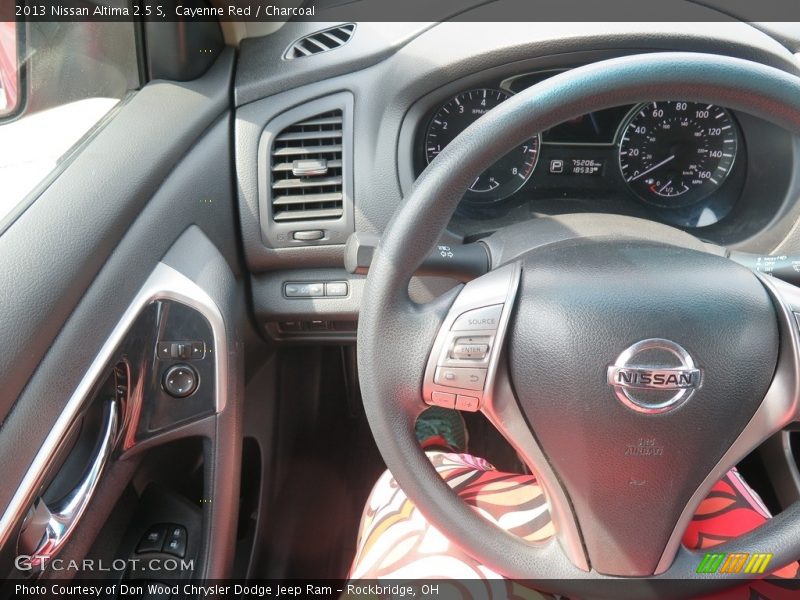 Cayenne Red / Charcoal 2013 Nissan Altima 2.5 S