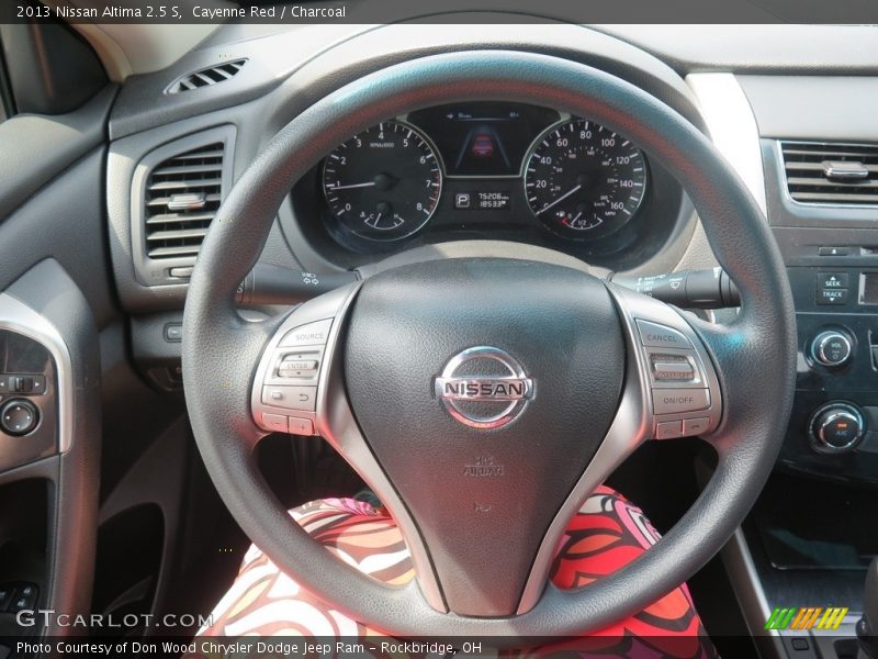 Cayenne Red / Charcoal 2013 Nissan Altima 2.5 S
