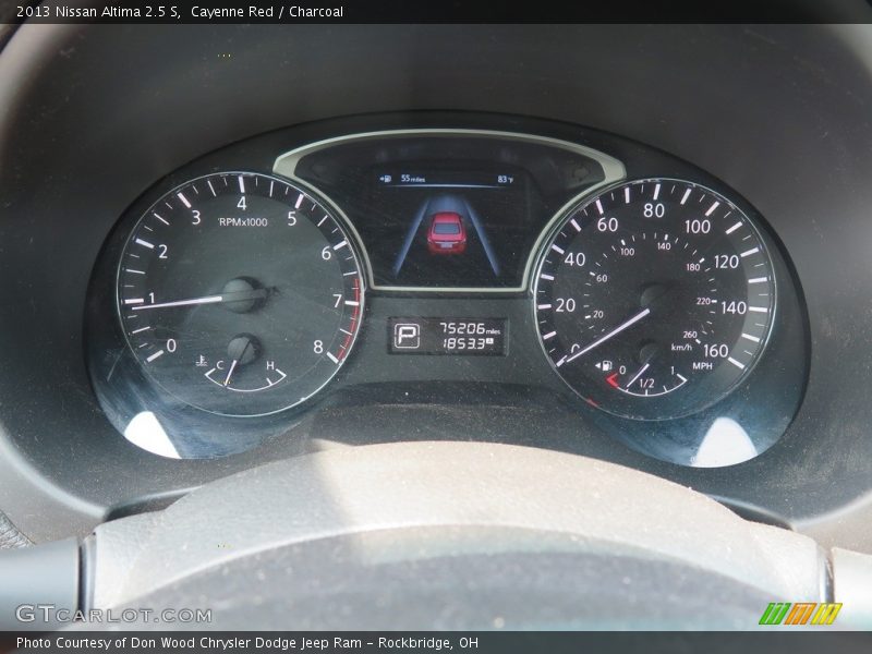 Cayenne Red / Charcoal 2013 Nissan Altima 2.5 S