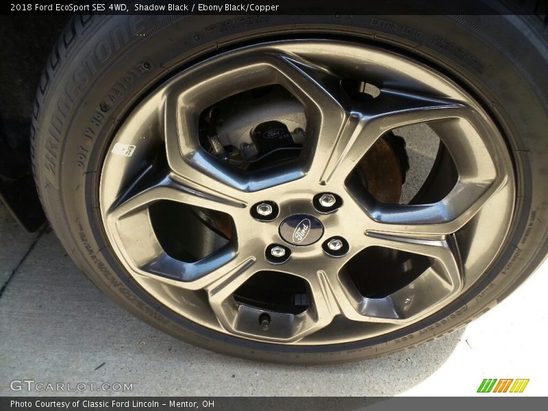 Shadow Black / Ebony Black/Copper 2018 Ford EcoSport SES 4WD