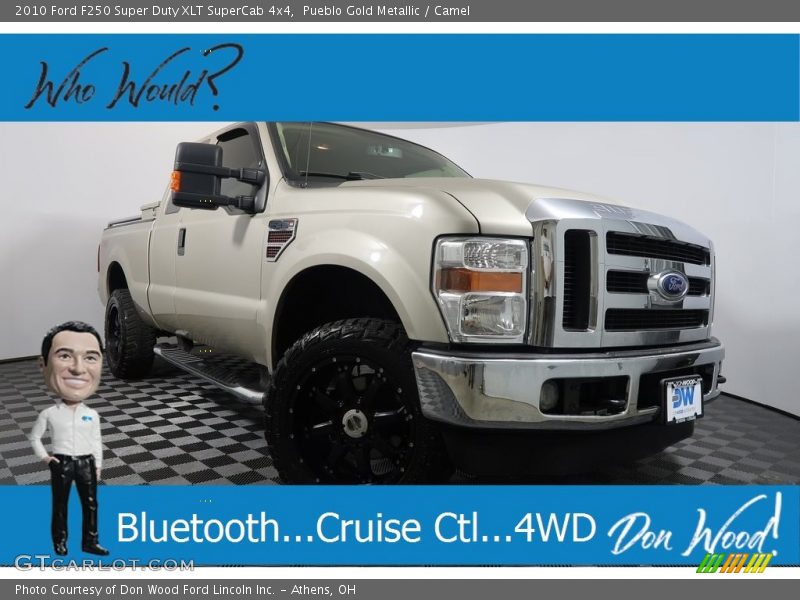 Pueblo Gold Metallic / Camel 2010 Ford F250 Super Duty XLT SuperCab 4x4