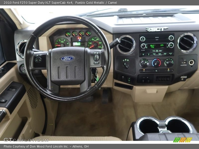 Pueblo Gold Metallic / Camel 2010 Ford F250 Super Duty XLT SuperCab 4x4