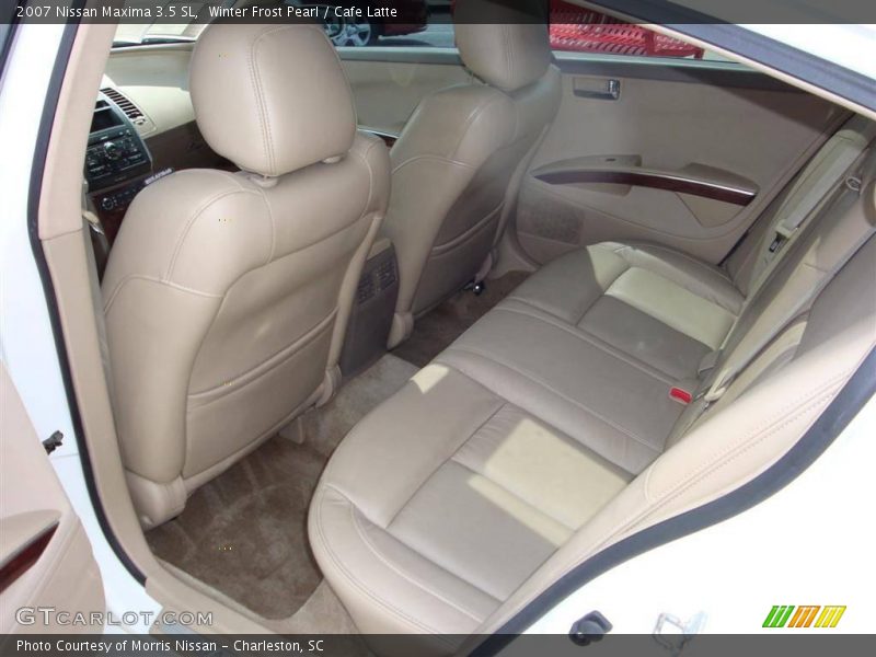 Winter Frost Pearl / Cafe Latte 2007 Nissan Maxima 3.5 SL
