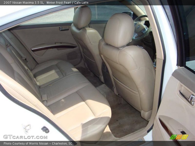 Winter Frost Pearl / Cafe Latte 2007 Nissan Maxima 3.5 SL