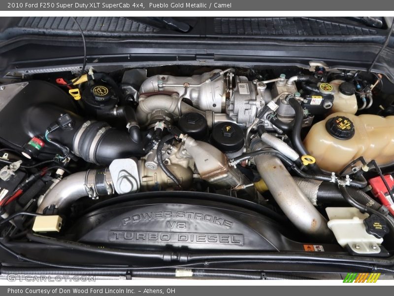 Pueblo Gold Metallic / Camel 2010 Ford F250 Super Duty XLT SuperCab 4x4