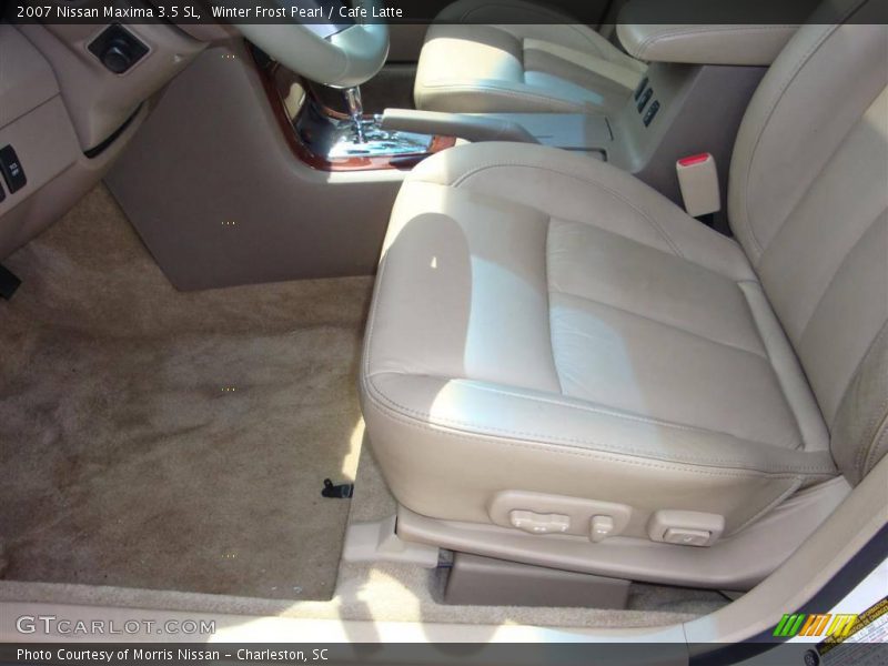 Winter Frost Pearl / Cafe Latte 2007 Nissan Maxima 3.5 SL