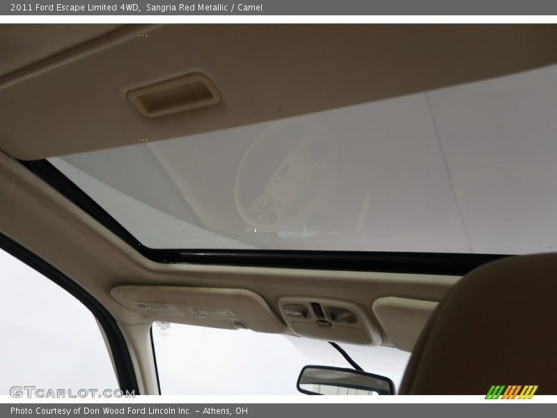 Sangria Red Metallic / Camel 2011 Ford Escape Limited 4WD