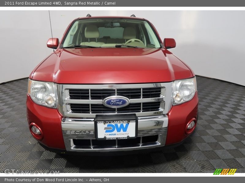 Sangria Red Metallic / Camel 2011 Ford Escape Limited 4WD