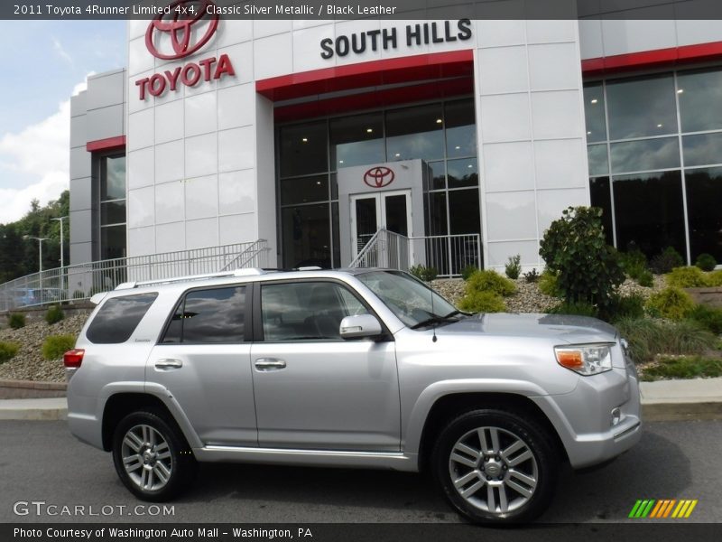 Classic Silver Metallic / Black Leather 2011 Toyota 4Runner Limited 4x4