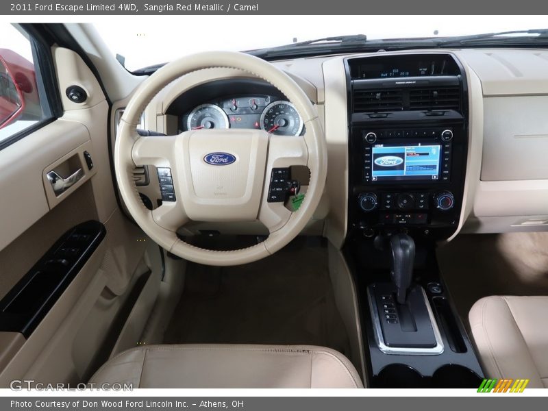 Sangria Red Metallic / Camel 2011 Ford Escape Limited 4WD