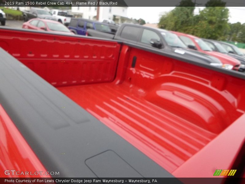 Flame Red / Black/Red 2019 Ram 1500 Rebel Crew Cab 4x4