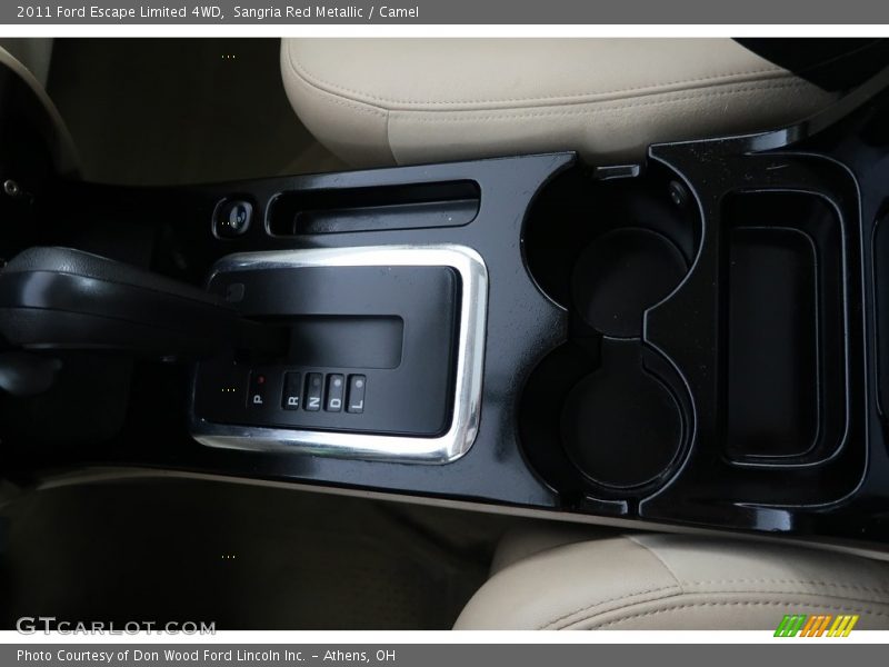 Sangria Red Metallic / Camel 2011 Ford Escape Limited 4WD