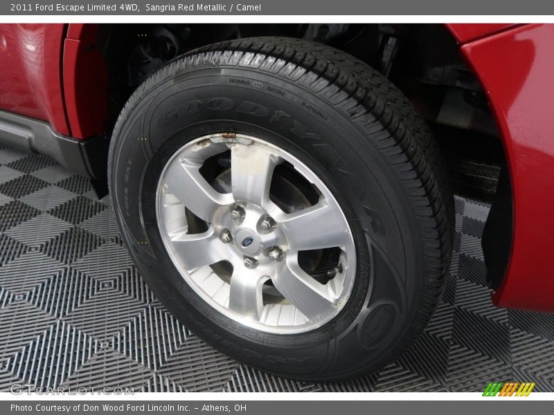 Sangria Red Metallic / Camel 2011 Ford Escape Limited 4WD