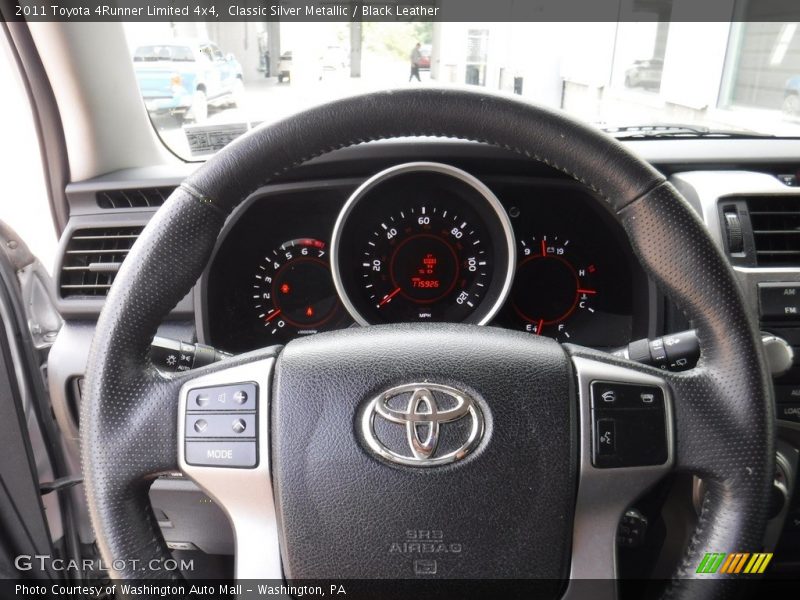Classic Silver Metallic / Black Leather 2011 Toyota 4Runner Limited 4x4