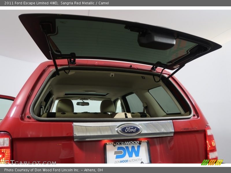 Sangria Red Metallic / Camel 2011 Ford Escape Limited 4WD