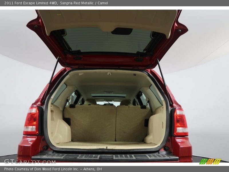 Sangria Red Metallic / Camel 2011 Ford Escape Limited 4WD