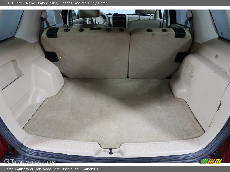 Sangria Red Metallic / Camel 2011 Ford Escape Limited 4WD