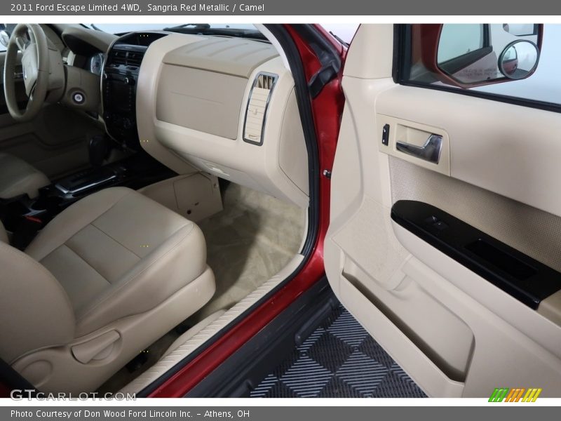 Sangria Red Metallic / Camel 2011 Ford Escape Limited 4WD