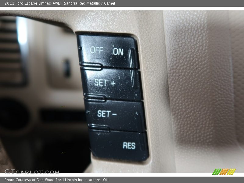 Sangria Red Metallic / Camel 2011 Ford Escape Limited 4WD