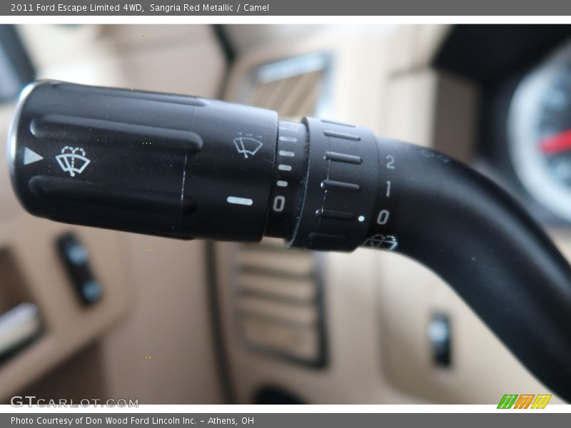Sangria Red Metallic / Camel 2011 Ford Escape Limited 4WD