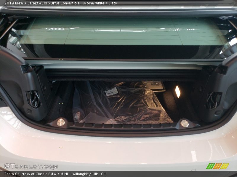 Alpine White / Black 2019 BMW 4 Series 430i xDrive Convertible