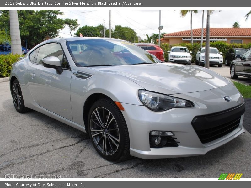 Sterling Silver Metallic / Black Leather/Alcantara 2013 Subaru BRZ Limited