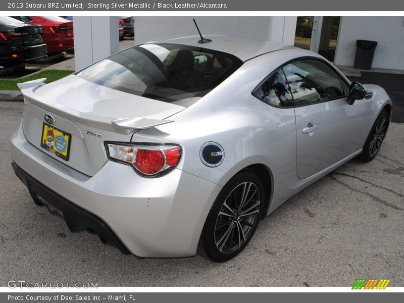 Sterling Silver Metallic / Black Leather/Alcantara 2013 Subaru BRZ Limited