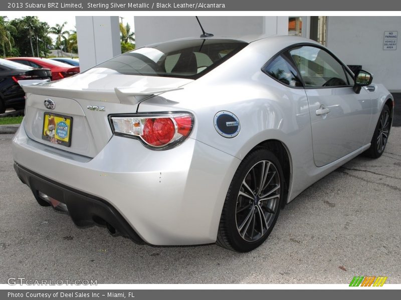 Sterling Silver Metallic / Black Leather/Alcantara 2013 Subaru BRZ Limited