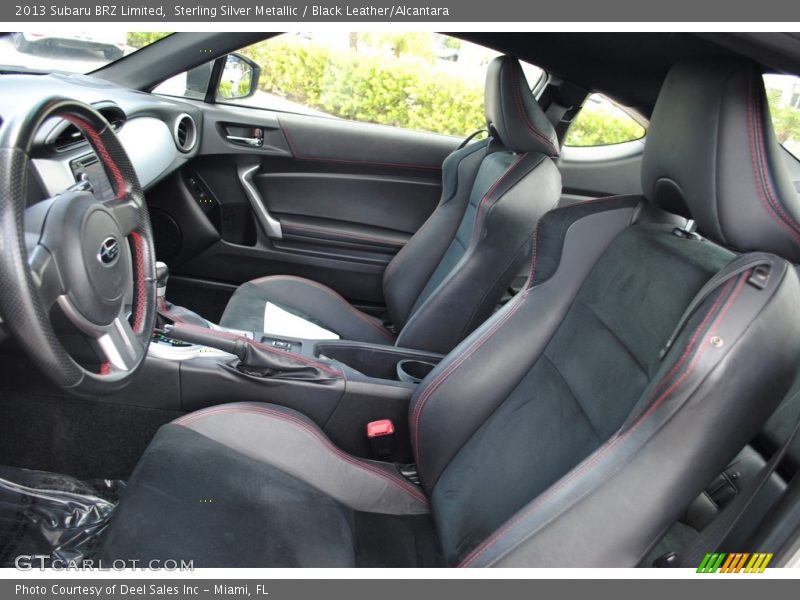 Sterling Silver Metallic / Black Leather/Alcantara 2013 Subaru BRZ Limited