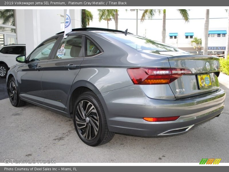 Platinum Gray Metallic / Titan Black 2019 Volkswagen Jetta SEL Premium