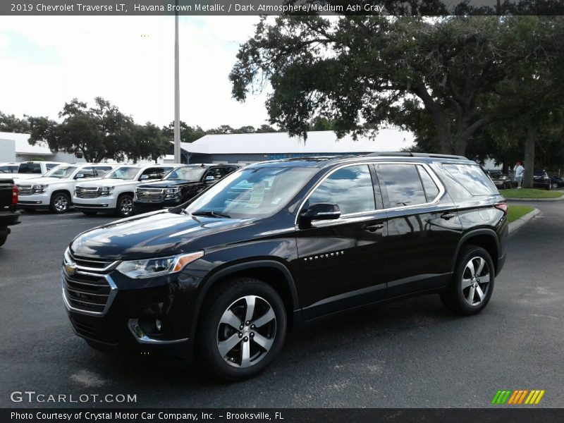 Havana Brown Metallic / Dark Atmosphere/Medium Ash Gray 2019 Chevrolet Traverse LT