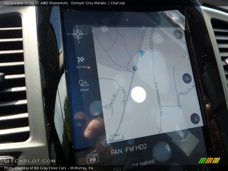 Osmium Grey Metallic / Charcoal 2019 Volvo XC90 T5 AWD Momentum