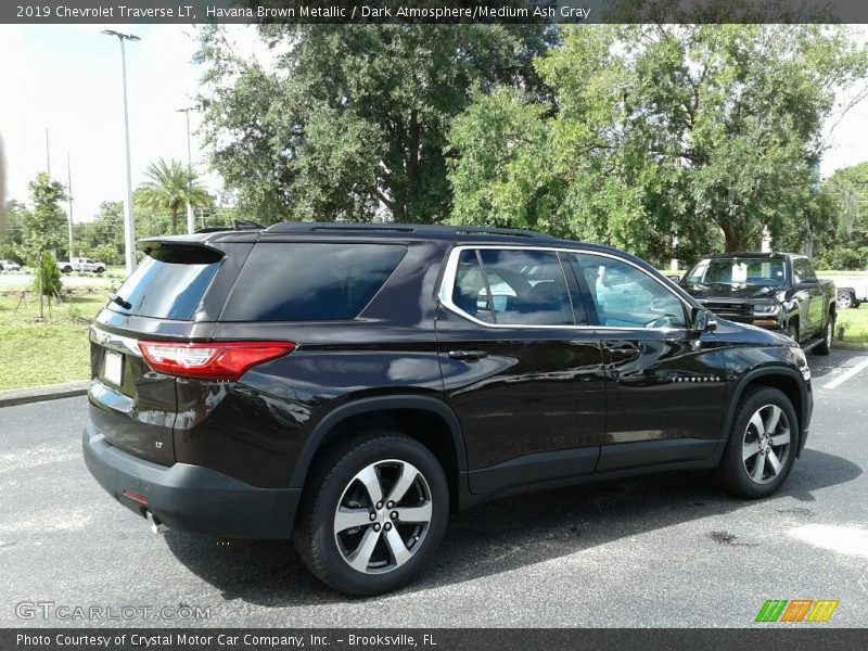 Havana Brown Metallic / Dark Atmosphere/Medium Ash Gray 2019 Chevrolet Traverse LT