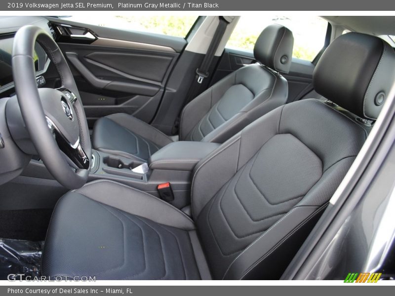 Front Seat of 2019 Jetta SEL Premium