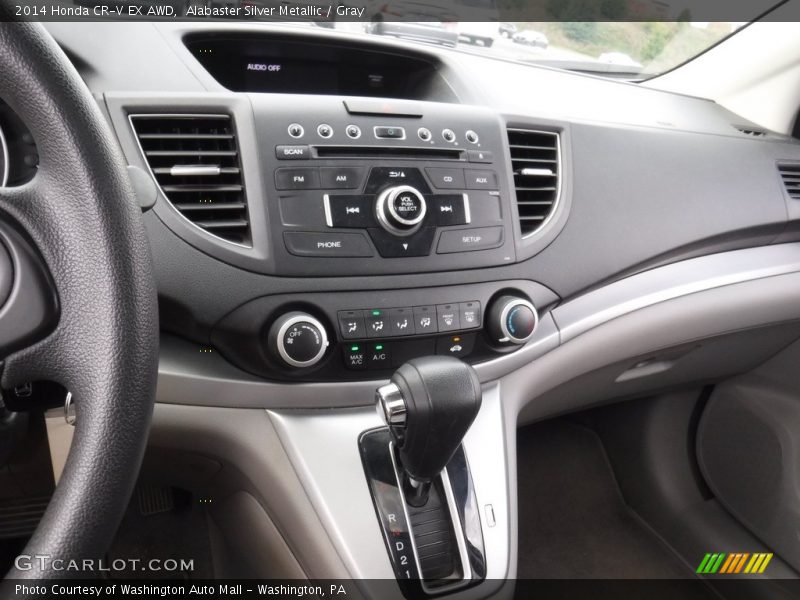 Alabaster Silver Metallic / Gray 2014 Honda CR-V EX AWD