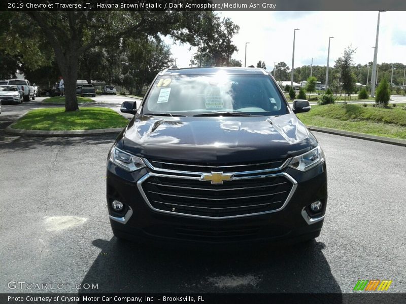Havana Brown Metallic / Dark Atmosphere/Medium Ash Gray 2019 Chevrolet Traverse LT