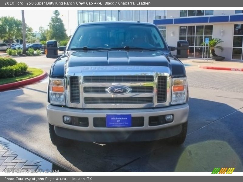 Black / Chaparral Leather 2010 Ford F250 Super Duty King Ranch Crew Cab 4x4
