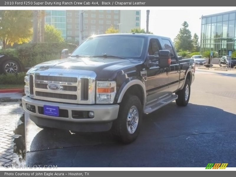 Black / Chaparral Leather 2010 Ford F250 Super Duty King Ranch Crew Cab 4x4