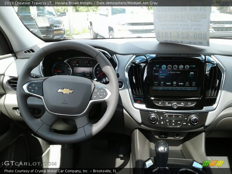 Havana Brown Metallic / Dark Atmosphere/Medium Ash Gray 2019 Chevrolet Traverse LT
