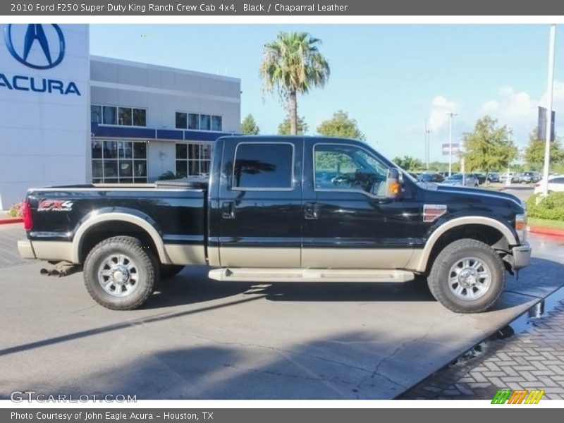 Black / Chaparral Leather 2010 Ford F250 Super Duty King Ranch Crew Cab 4x4