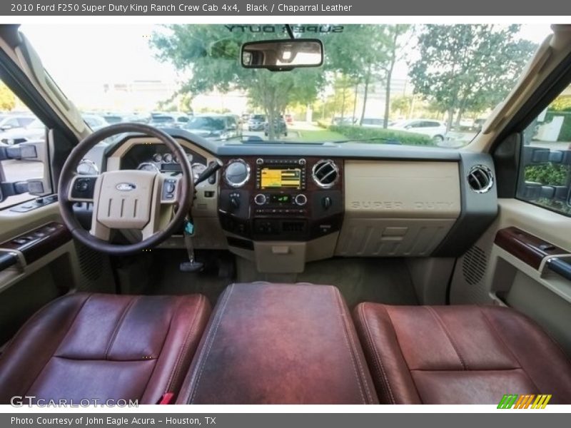 Black / Chaparral Leather 2010 Ford F250 Super Duty King Ranch Crew Cab 4x4
