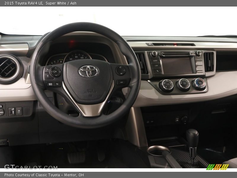 Super White / Ash 2015 Toyota RAV4 LE