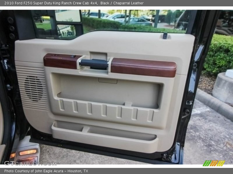 Black / Chaparral Leather 2010 Ford F250 Super Duty King Ranch Crew Cab 4x4