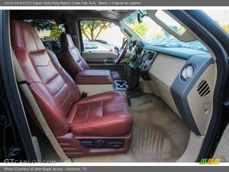 Black / Chaparral Leather 2010 Ford F250 Super Duty King Ranch Crew Cab 4x4