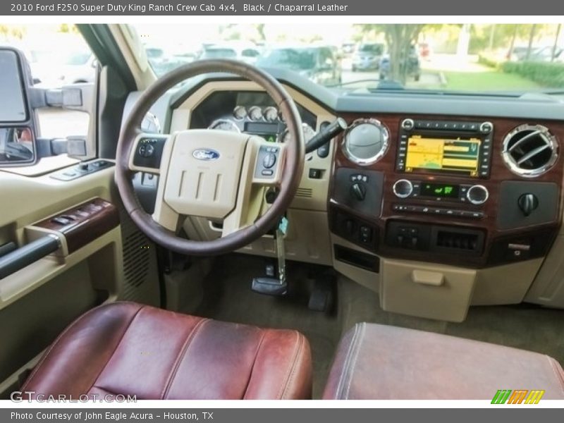 Black / Chaparral Leather 2010 Ford F250 Super Duty King Ranch Crew Cab 4x4