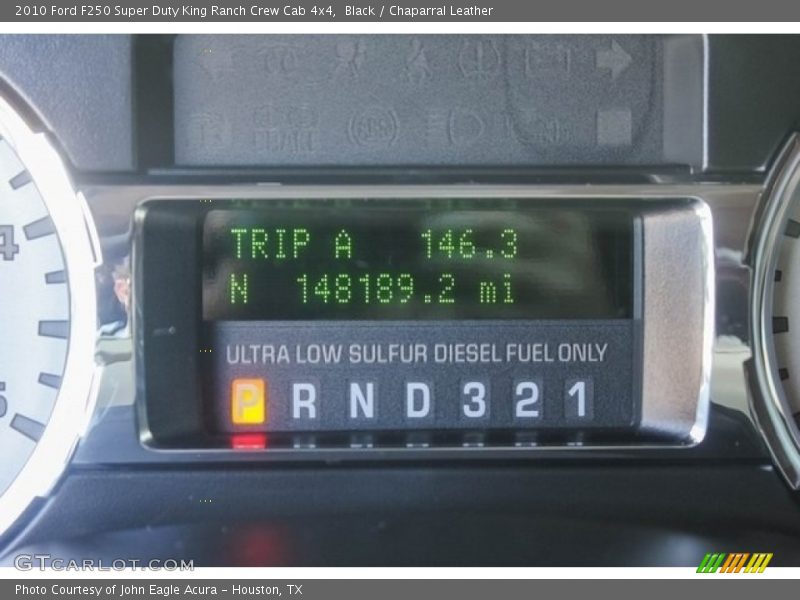 Black / Chaparral Leather 2010 Ford F250 Super Duty King Ranch Crew Cab 4x4