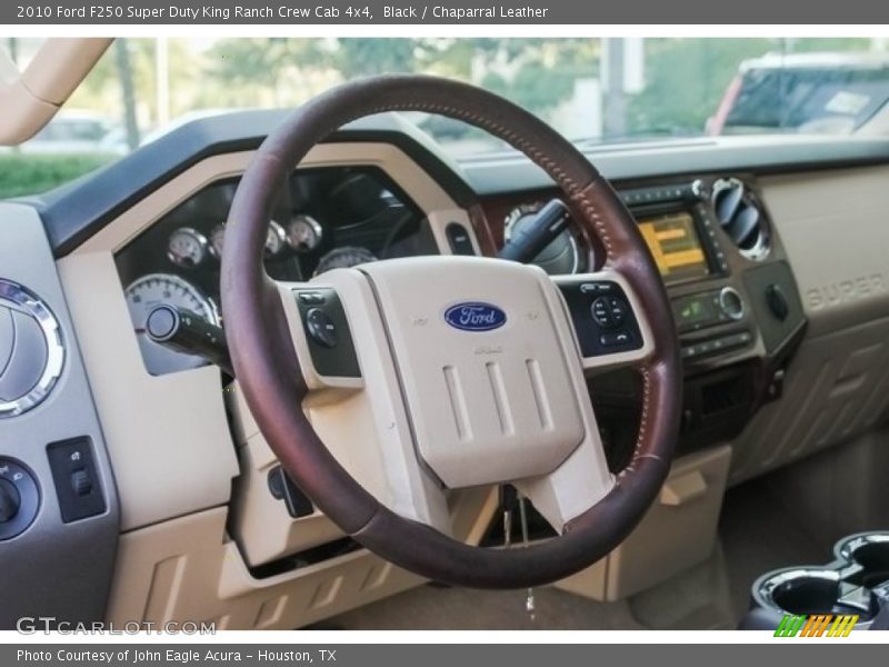 Black / Chaparral Leather 2010 Ford F250 Super Duty King Ranch Crew Cab 4x4