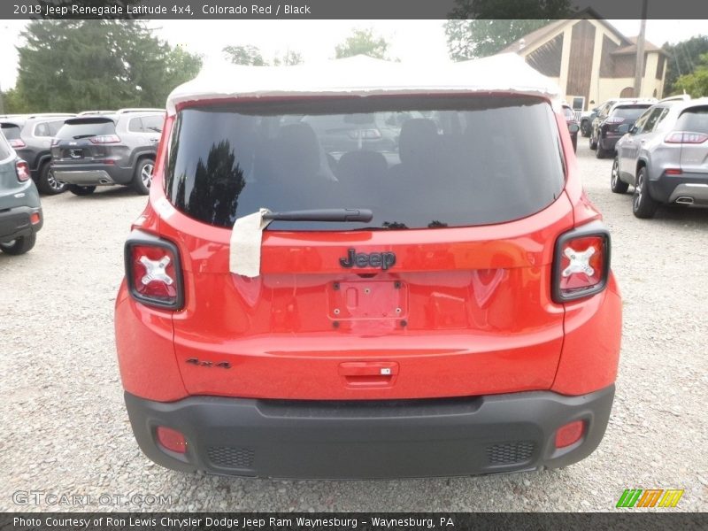 Colorado Red / Black 2018 Jeep Renegade Latitude 4x4